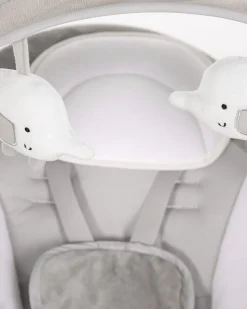 Sdraietta Musicale a Dondolo Dolphy - Pure White - Fino ai 9kg