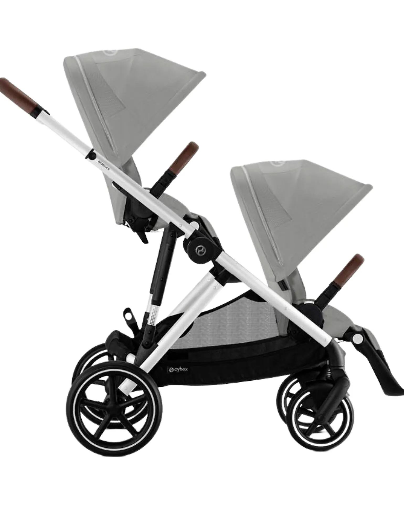 Seconda Seduta per Passeggino Gazelle S - Argento - Stone Grey