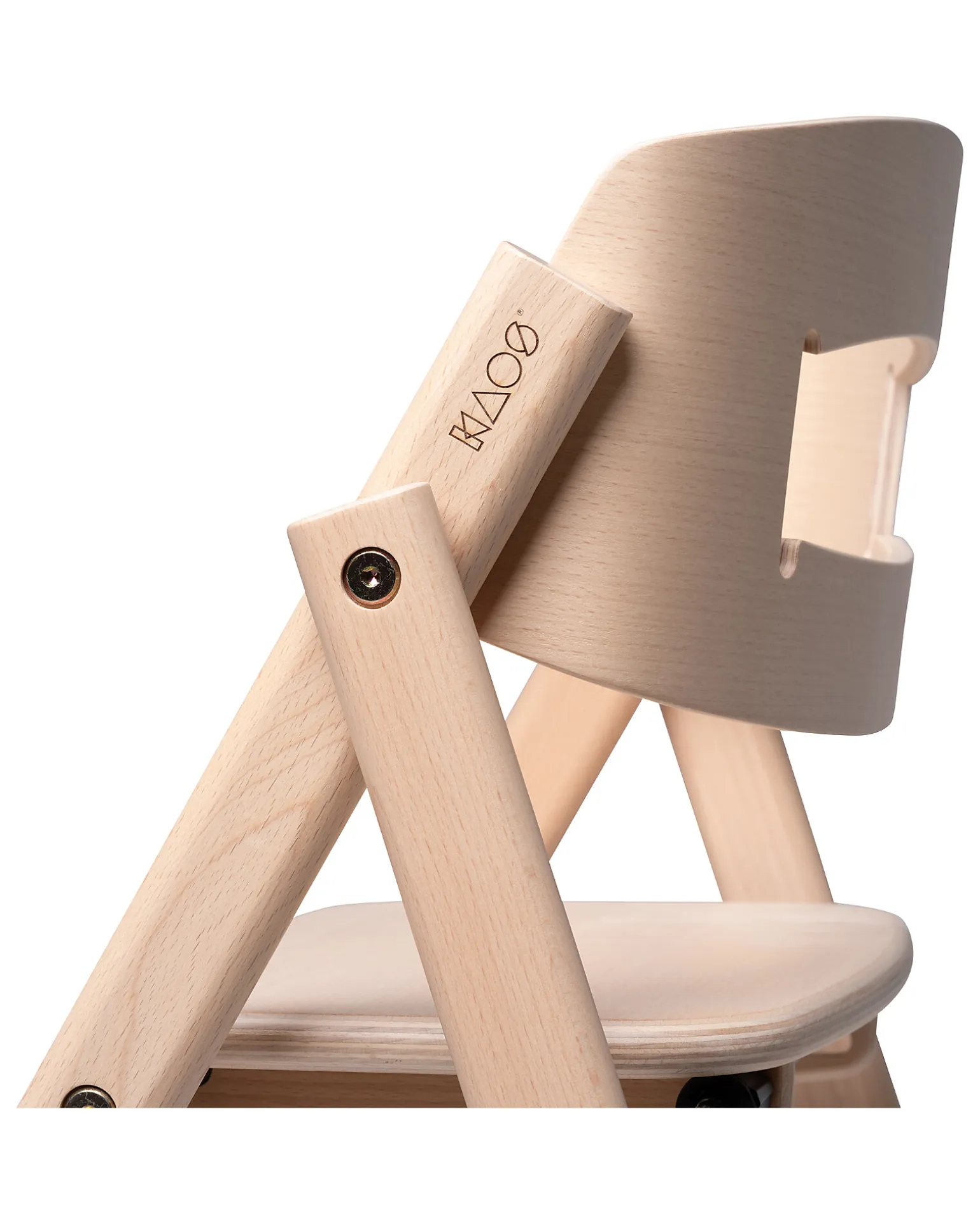 Sedia Evolutiva KLAPP - Naturale - Pieghevole Salvaspazio - Legno di Faggio