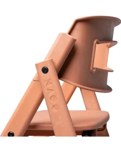 Sedia Evolutiva KLAPP + Sdraietta Neonato - Terracotta - 100% Materiali Riciclati