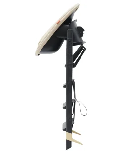 Sedia Evolutiva KLAPP + Sdraietta Neonato - Antracite - 100% Materiali Riciclati
