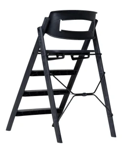 Sedia Evolutiva KLAPP + Sdraietta Neonato - Antracite - 100% Materiali Riciclati