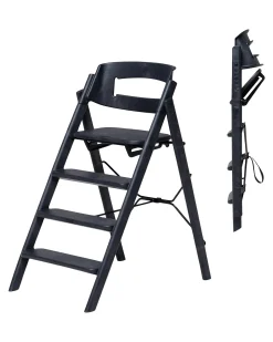 Sedia Evolutiva KLAPP + Sdraietta Neonato - Antracite - 100% Materiali Riciclati