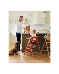 Sedia Evolutiva KLAPP - Terracotta - Pieghevole Salvaspazio - 100% Materiali Riciclati