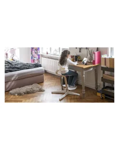 Sedia Evolutiva Nomi - Bianco - Legno di Noce Massello