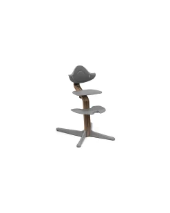 Sedia Evolutiva Nomi - Grigio - Legno di Noce Massello