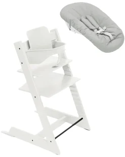 Sedia Evolutiva Tripp Trapp Bianco in Faggio + Baby Set + Newborn Set