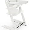 Sedia Evolutiva Tripp Trapp Bianco in Faggio + Baby Set + Vassoio Bianco - 6M+