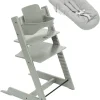 Sedia Evolutiva Tripp Trapp Glacier Green in Faggio + Baby Set + Newborn Set