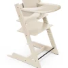 Sedia Evolutiva Tripp Trapp in Faggio + Baby Set + Vassoio Vaniglia - 6M+