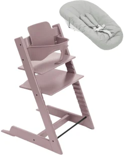 Sedia Evolutiva Tripp Trapp Malva in Faggio + Baby Set + Newborn Set