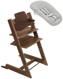 Sedia Evolutiva Tripp Trapp Marrone in Faggio + Baby Set + Newborn Set