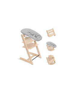 Sedia Evolutiva Tripp Trapp Naturale in Faggio + Baby Set + Newborn Set