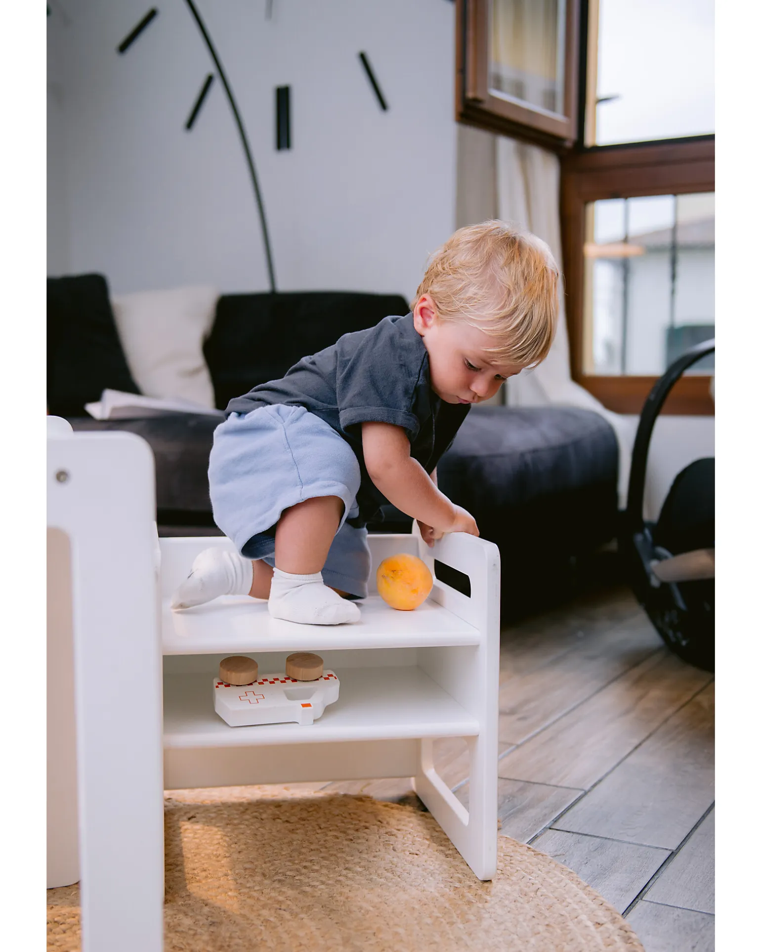 Sedia Montessori Evolutiva - Bianco - Cresce Con Il Tuo Bambino