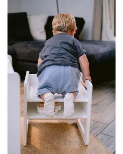 Sedia Montessori Evolutiva - Bianco - Cresce Con Il Tuo Bambino