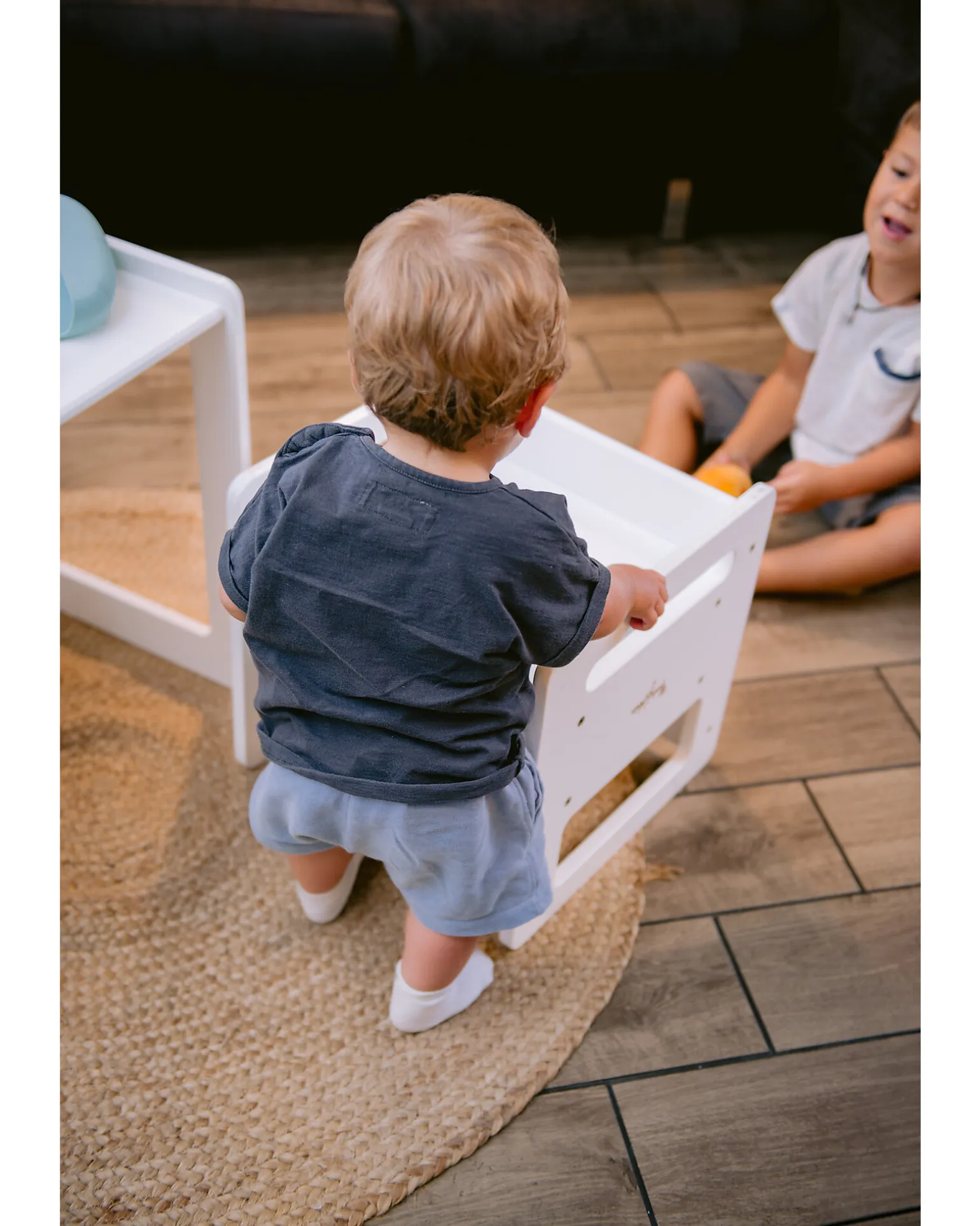 Sedia Montessori Evolutiva - Bianco - Cresce Con Il Tuo Bambino