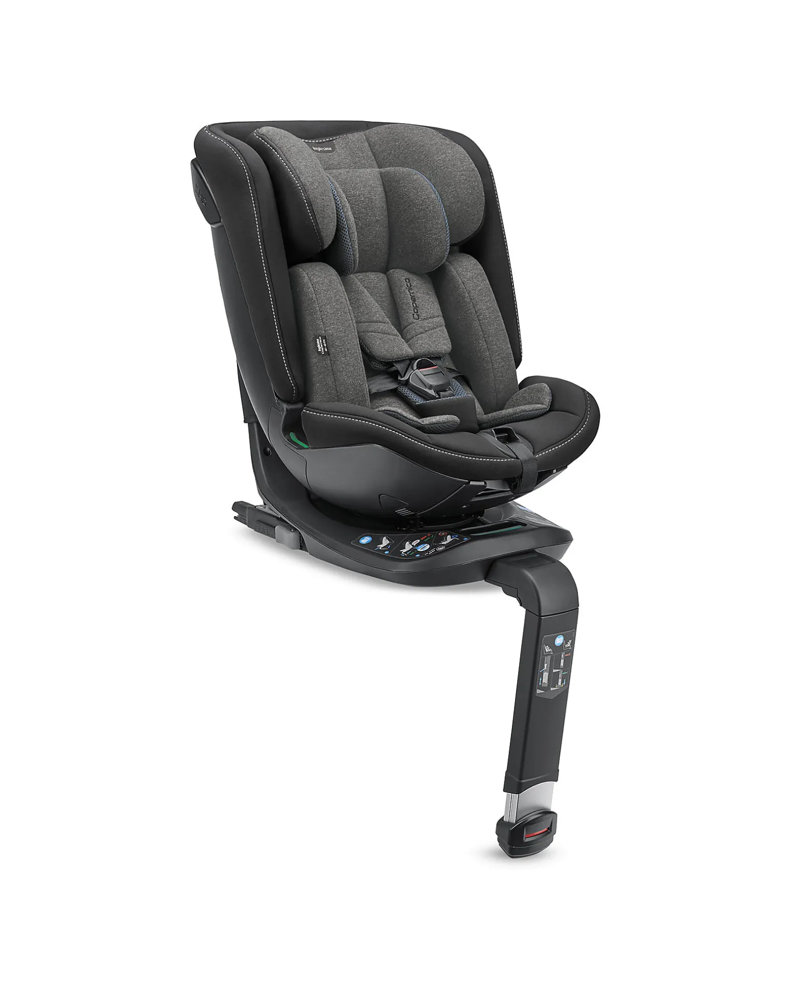 Seggiolino Auto Copernico - Vulcan Black - dalla nascita fino a 12 Anni