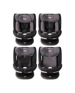 Seggiolino Auto Mace I-Size 360° - Nero e Grigio - Gruppo 0+/1/2/3