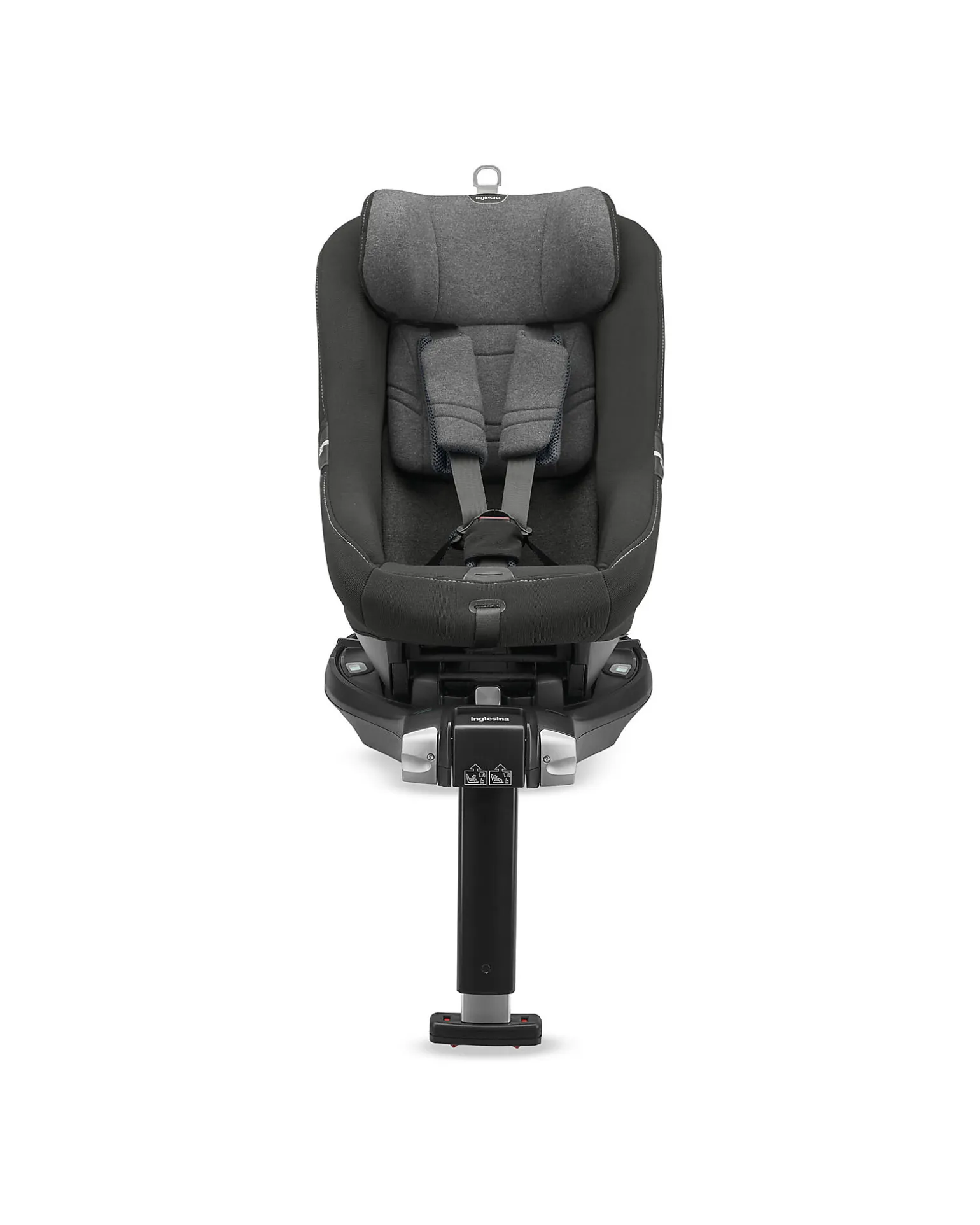 Seggiolino Auto Marco Polo - Moon Grey - Rotazione a 360° - dalla Nascita Fino a 4 Anni