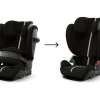 Seggiolino Auto Pallas G3 i-Size Plus - Moon Black - con Cuscino di Sicurezza Avanzata - Gruppo 1/2/3