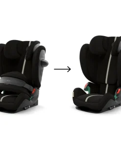 Seggiolino Auto Pallas G3 i-Size Plus - Moon Black - con Cuscino di Sicurezza Avanzata - Gruppo 1/2/3