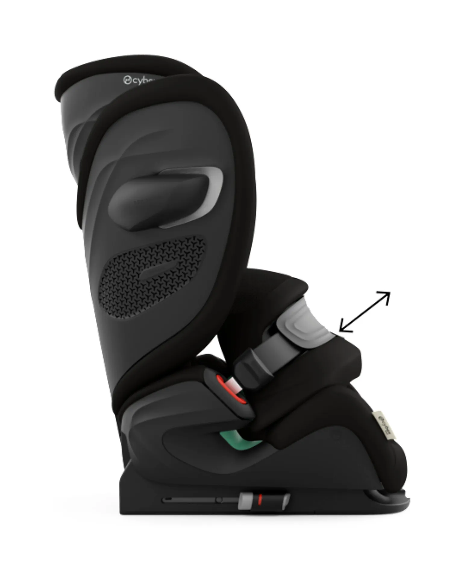 Seggiolino Auto Pallas G3 i-Size Plus - Moon Black - con Cuscino di Sicurezza Avanzata - Gruppo 1/2/3