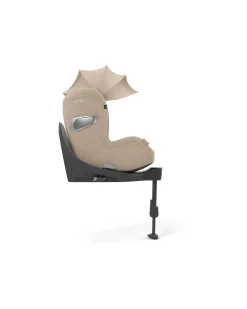 Seggiolino Auto Sirona T i-Size Plus - Cozy Beige - Cappottina Solare con Inserti in Mesh - Rotazione a 360°