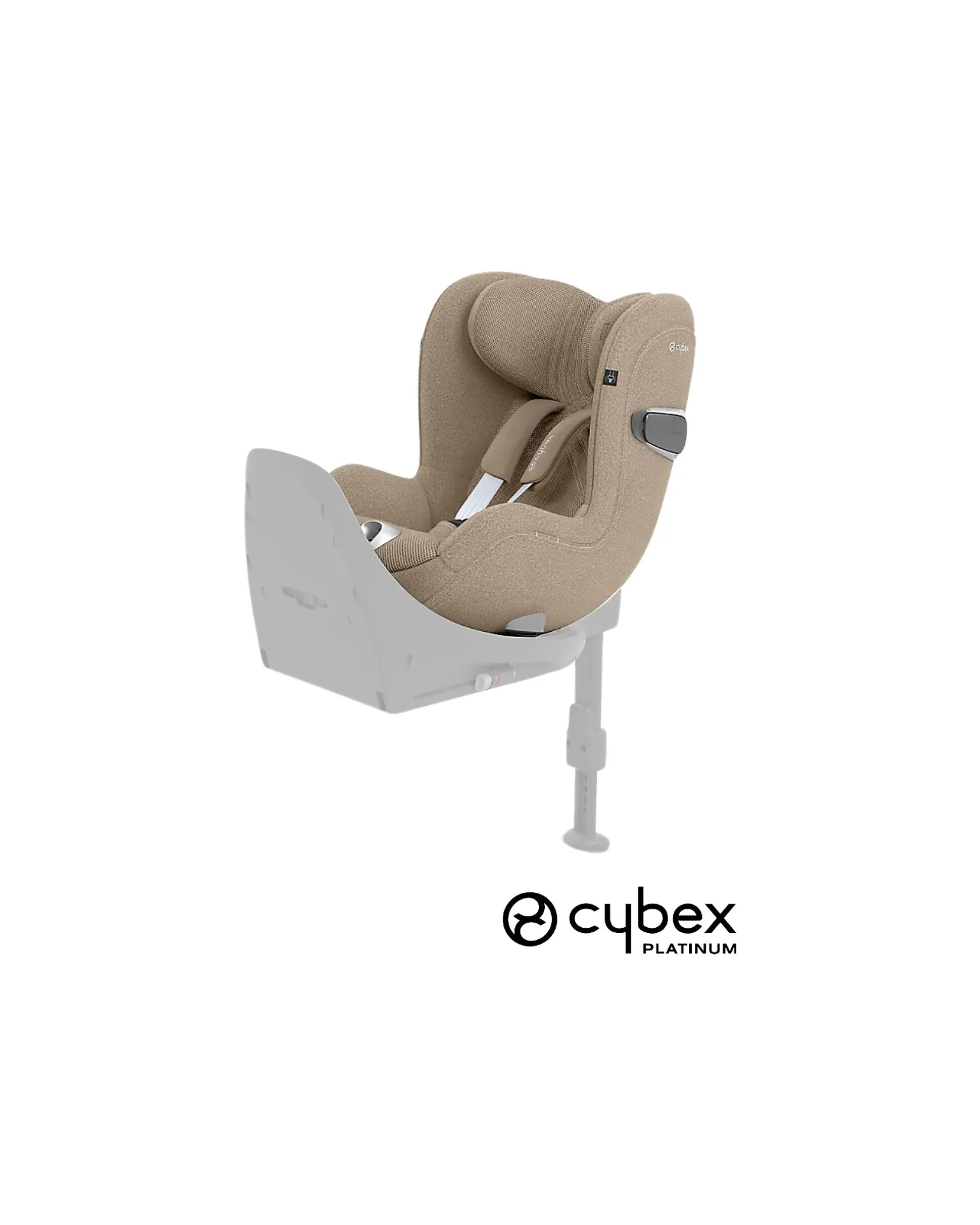 Seggiolino Auto Sirona T i-Size Plus - Cozy Beige - Cappottina Solare con Inserti in Mesh - Rotazione a 360°
