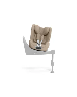 Seggiolino Auto Sirona T i-Size Plus - Cozy Beige - Cappottina Solare con Inserti in Mesh - Rotazione a 360°