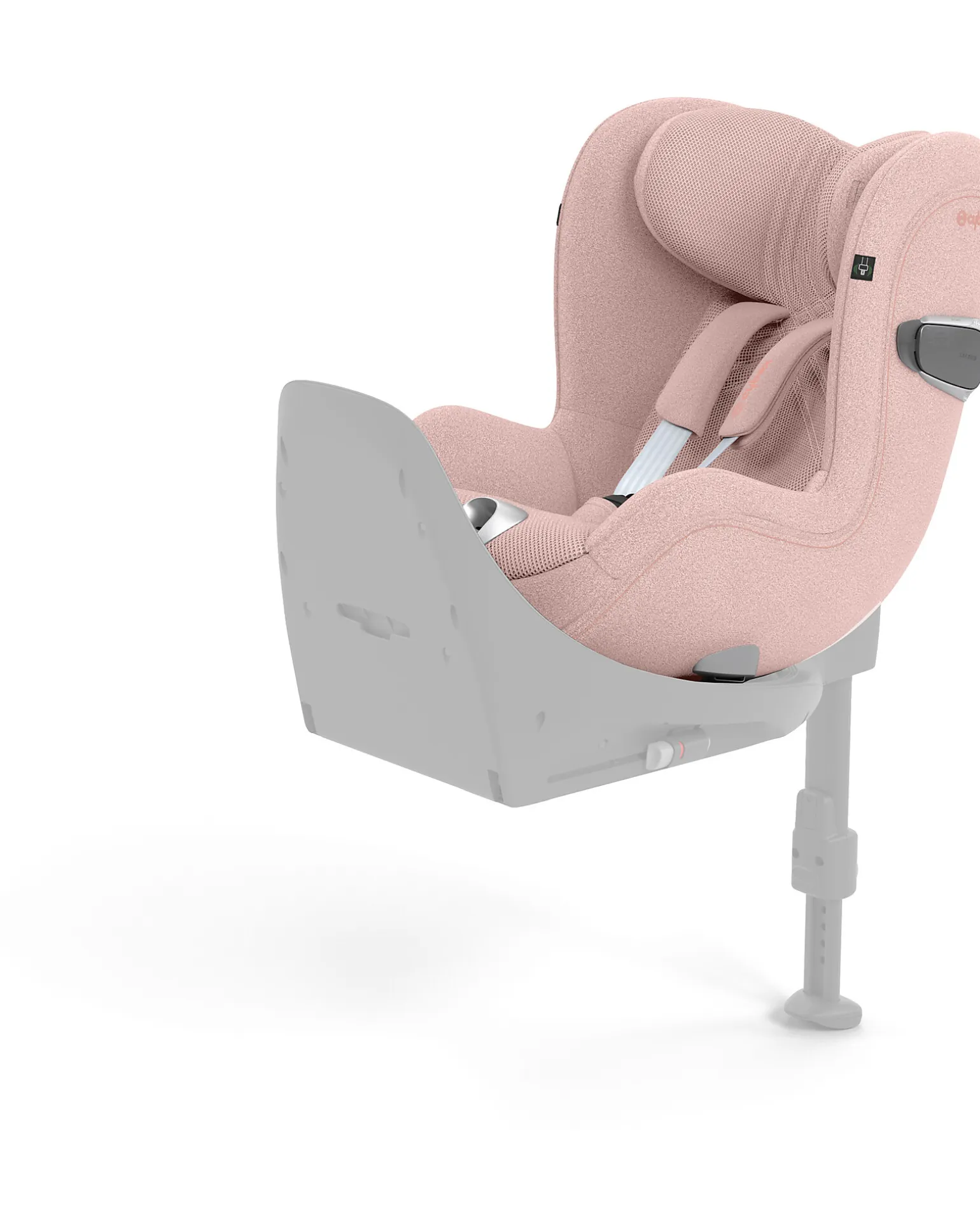 Seggiolino Auto Sirona T i-Size Plus - Peach Pink - Cappottina Solare con Inserti in Mesh - Rotazione a 360°