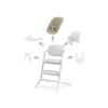 Seggiolone Evolutivo Lemo 4in1 - All White / White