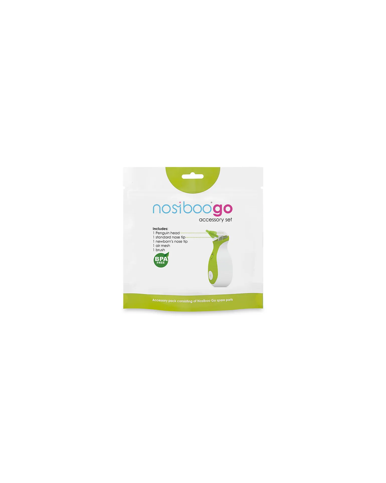 Set Accessori per Aspiratore Nasale Elettrico Nosiboo Go - Verde
