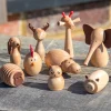 Set Amici Animali in Legno di Faggio FSC - 10 Pezzi - +3 Anni