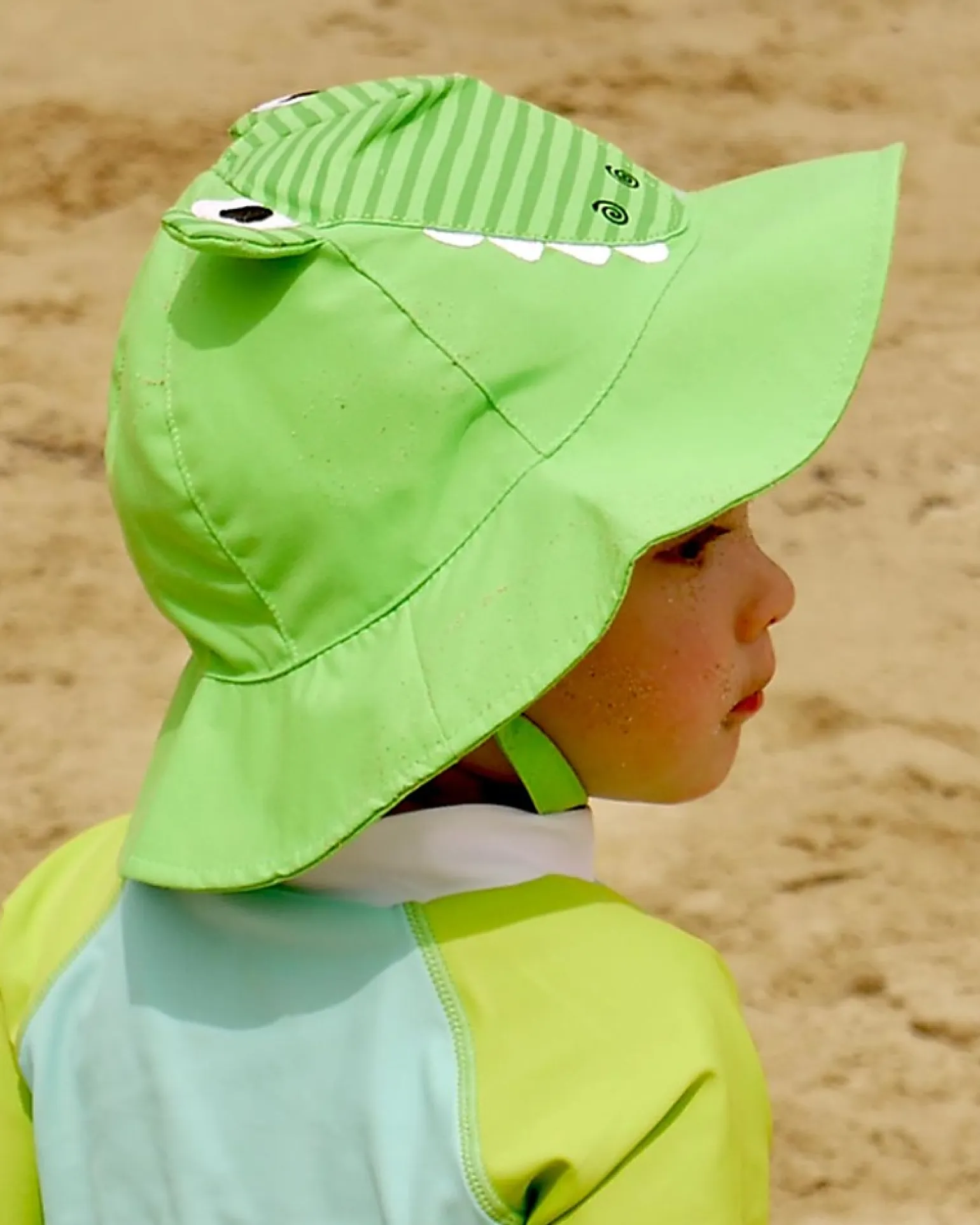 Set Baby Costumino Contenitivo + Cappellino - Alligatore - UPF 50+