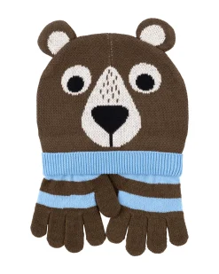 Set Cappello e Guanti Invernali - Orso