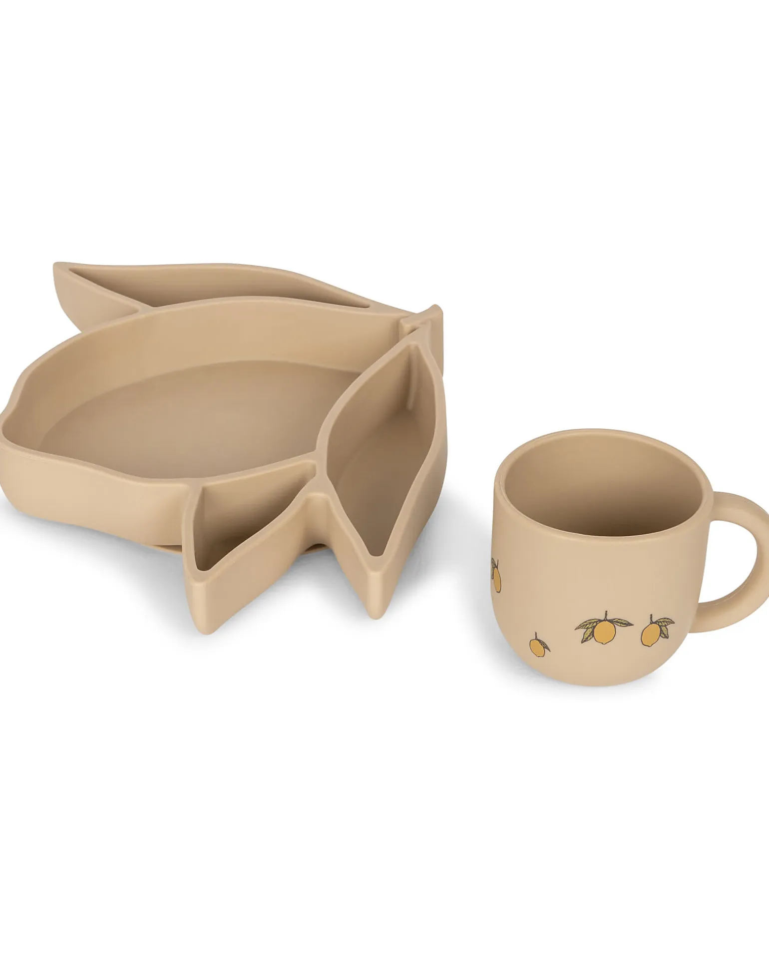 Set Ciotola e Tazza - Lemon - 100% Silicone - dai 12 Mesi