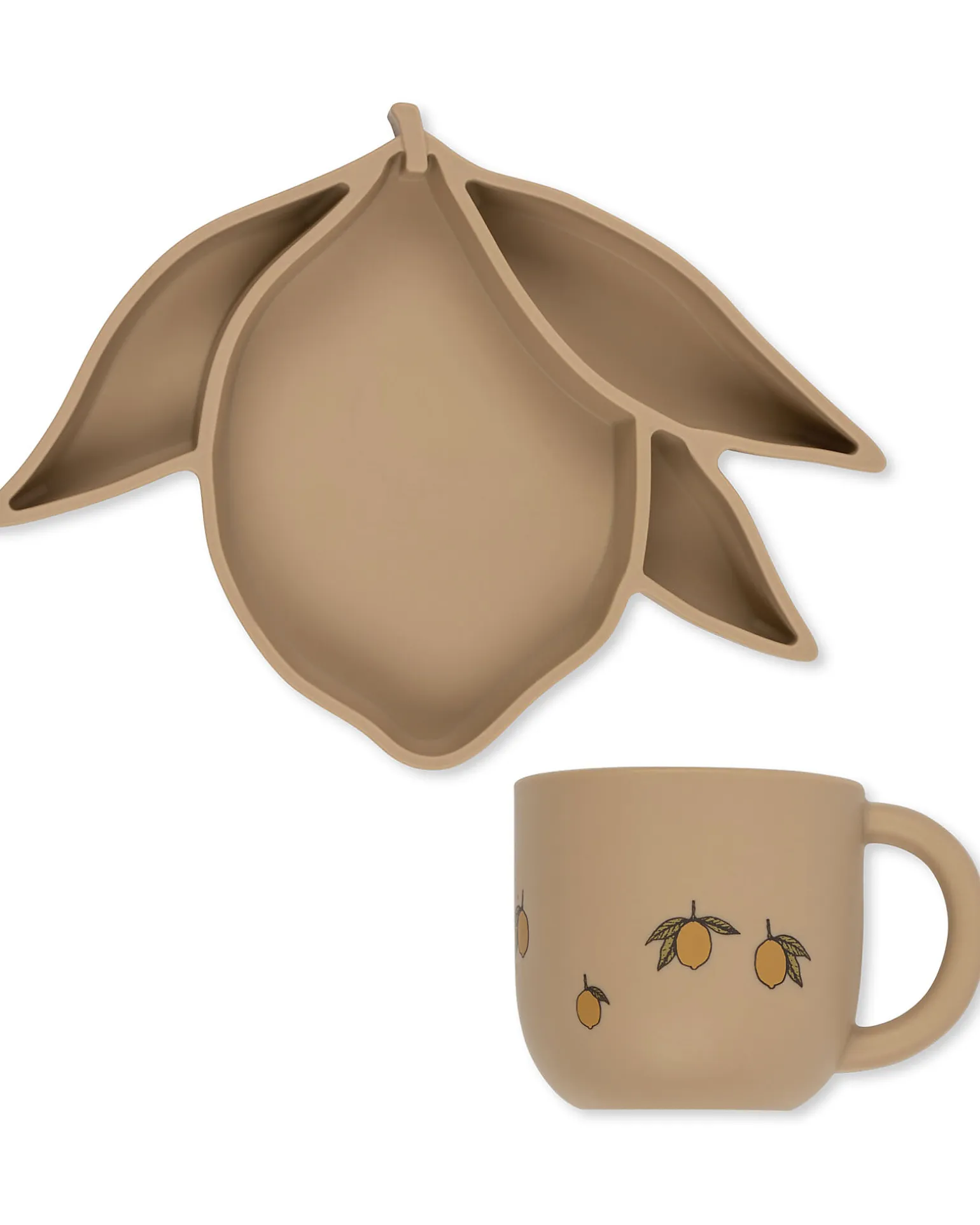 Set Ciotola e Tazza - Lemon - 100% Silicone - dai 12 Mesi