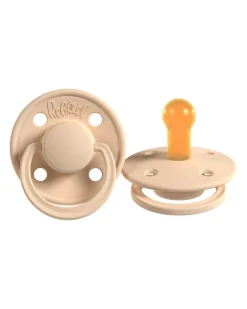 Set 2 Ciucci - Tettarella Ciliegia in Gomma Naturale - Celeste e Mandorla - Fatto in Danimarca - Senza PBA, PVC e Flatati
