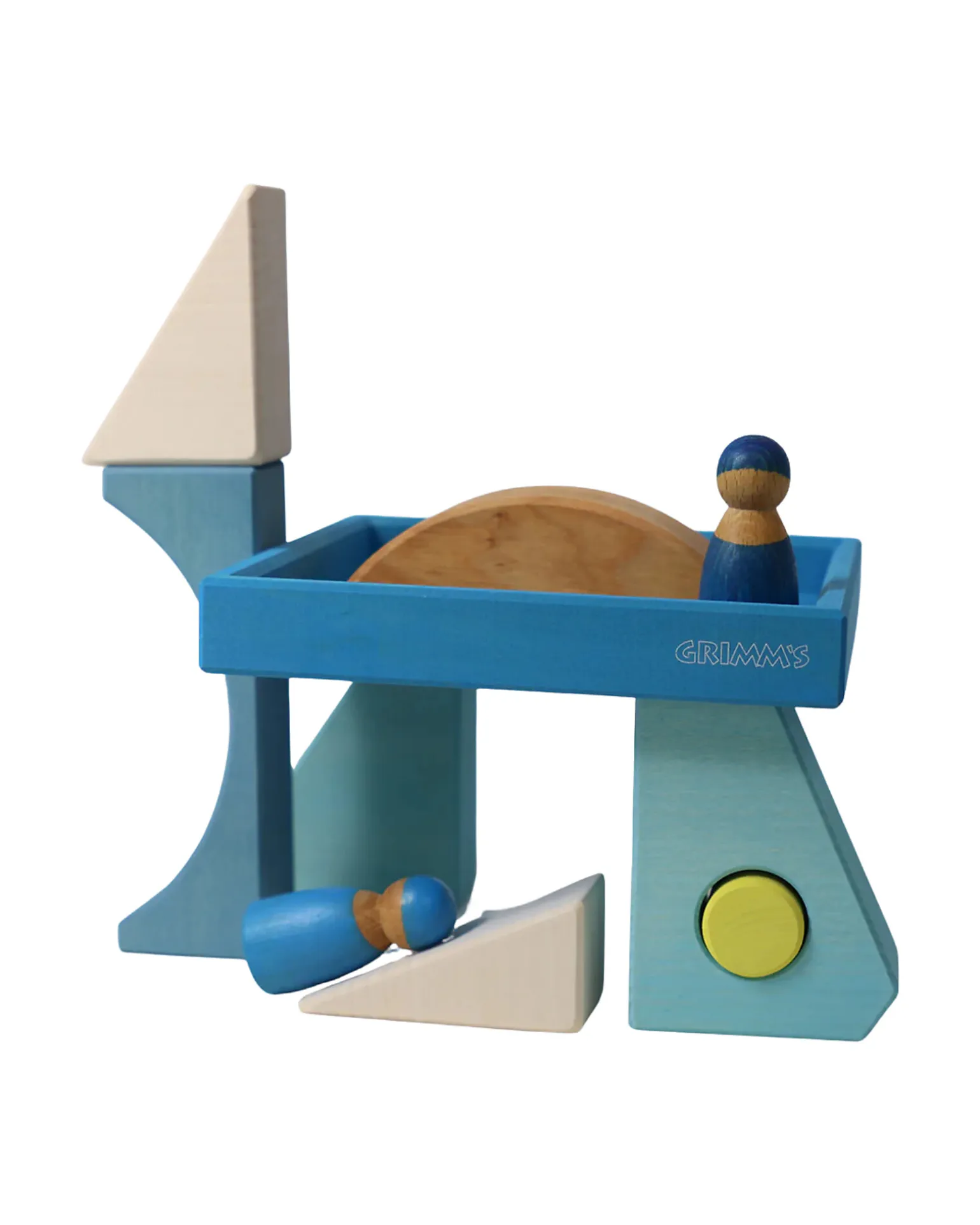 Set Costruzioni Blu - Ispirato al Mare - Legno - 1+ anni