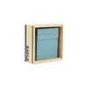 Set Costruzioni 40 Pezzi - Azzurro - Legno - Educativo e Divertente!