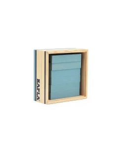 Set Costruzioni 40 Pezzi - Azzurro - Legno - Educativo e Divertente!
