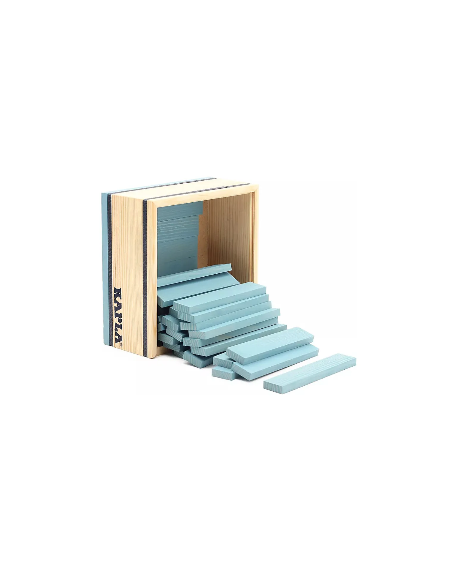 Set Costruzioni 40 Pezzi - Azzurro - Legno - Educativo e Divertente!