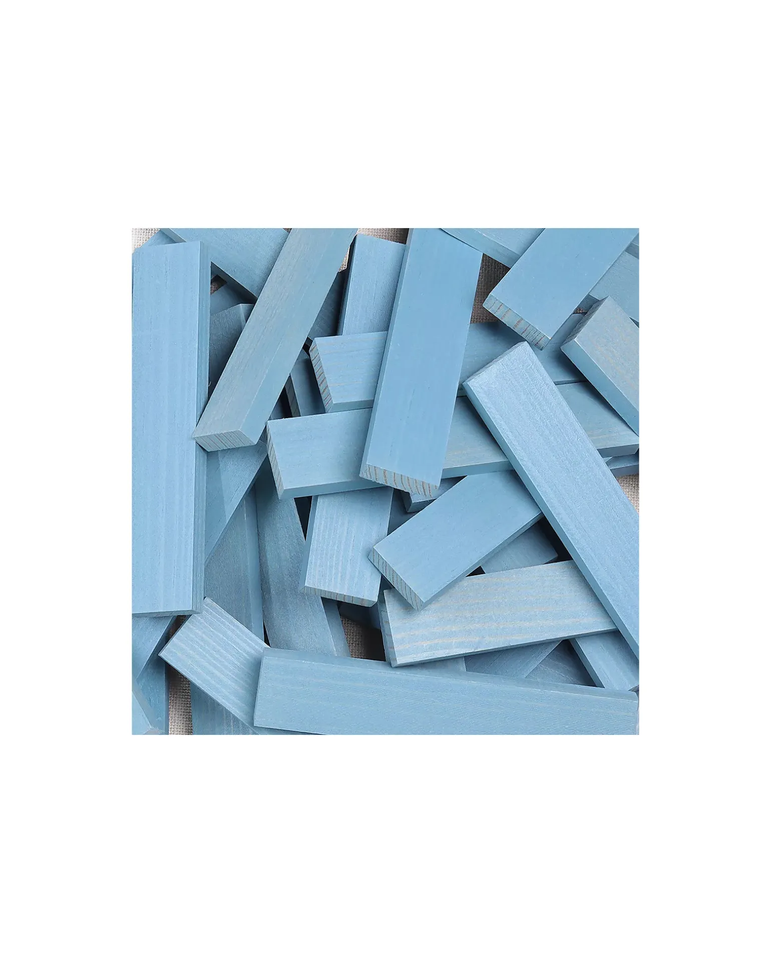 Set Costruzioni 40 Pezzi - Azzurro - Legno - Educativo e Divertente!