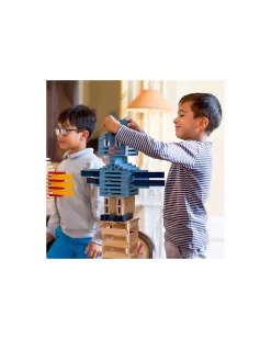 Set Costruzioni 40 Pezzi - Azzurro - Legno - Educativo e Divertente!