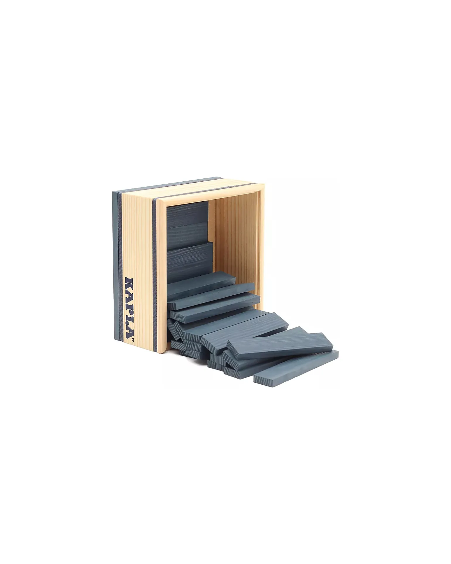 Set Costruzioni 40 Pezzi - Blu - Legno - Educativo e Divertente!