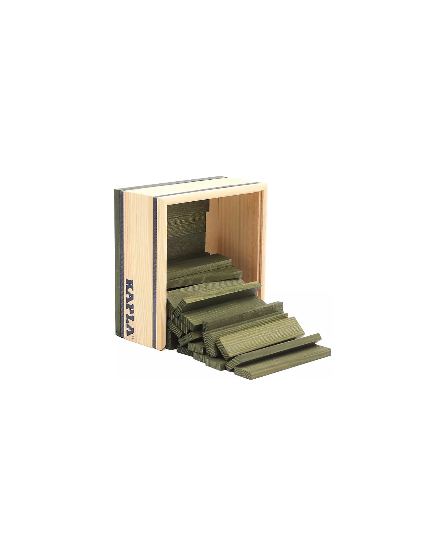 Set Costruzioni 40 Pezzi - Verde - Legno - Educativo e Divertente!