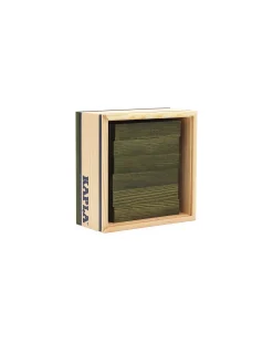 Set Costruzioni 40 Pezzi - Verde - Legno - Educativo e Divertente!