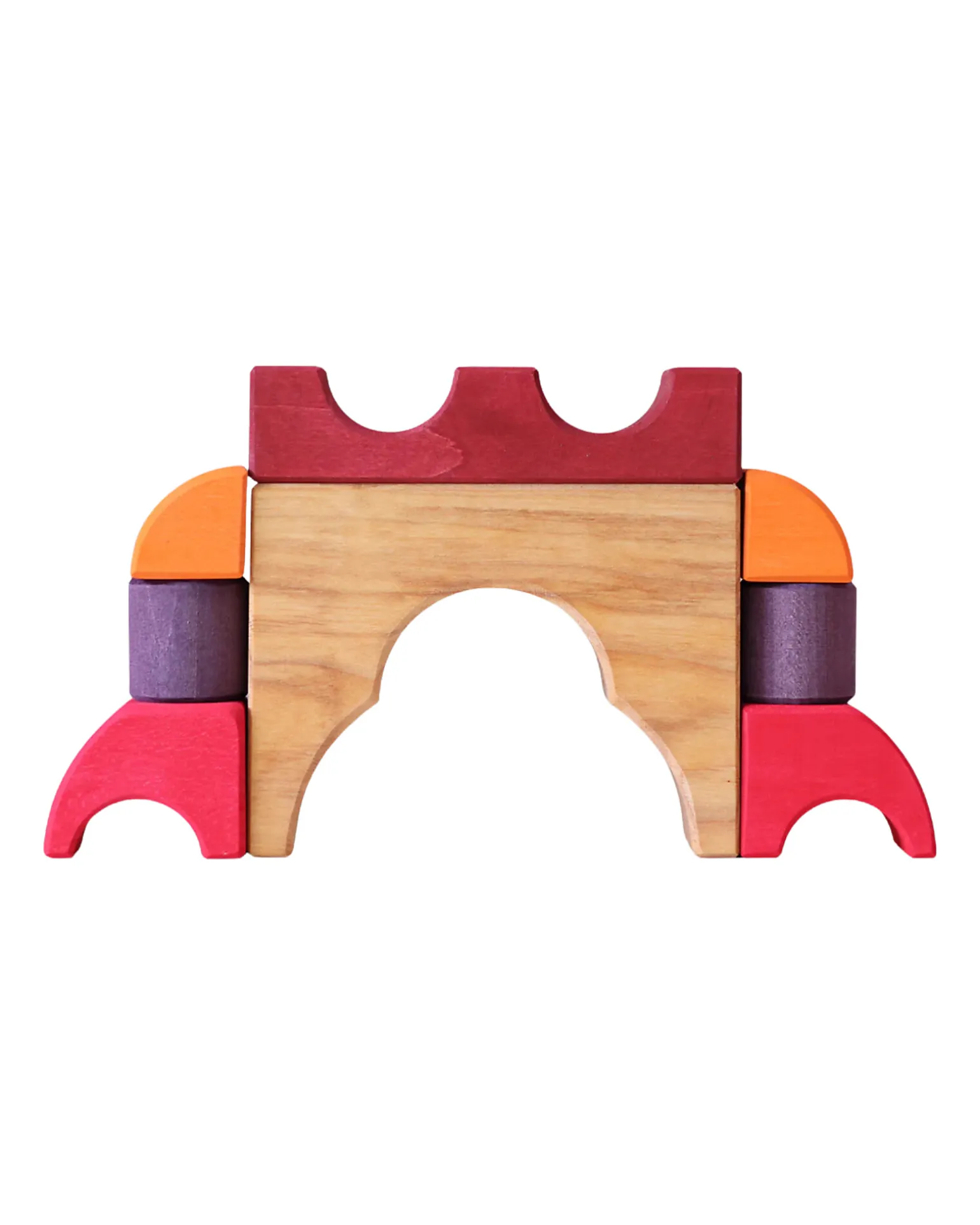 Set Costruzioni Rosso - Macchina - Legno - 1+ anni