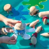 Set Creature Marine in Legno di Faggio FSC - 10 Pezzi - +3 Anni