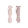 Set 2 Cucchiai da Apprendimento in Silicone - Tiny Farm - Cipria